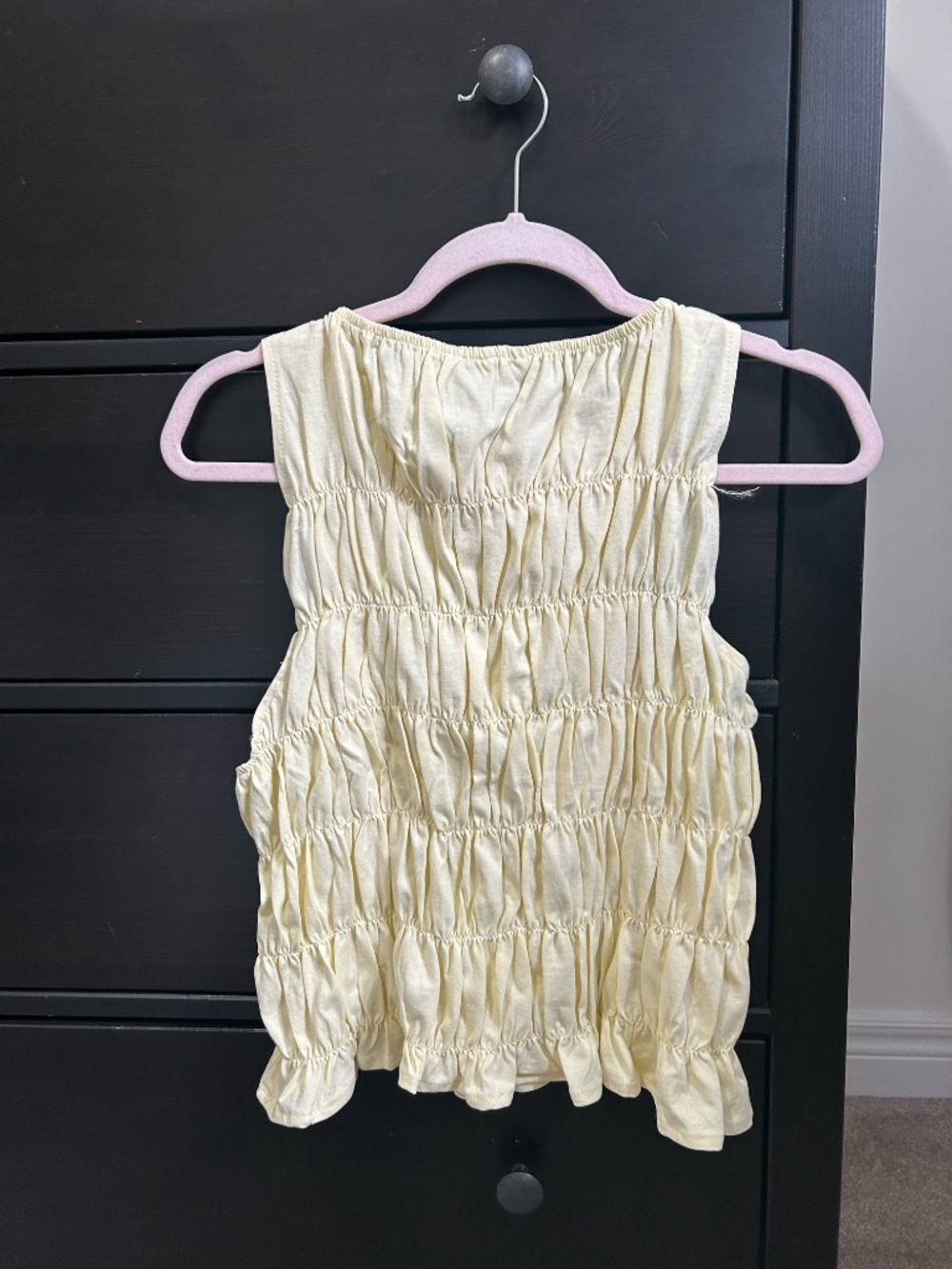 Yellow Ruffle Tank - Picture 3 of 3
